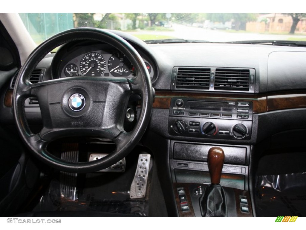 2001 3 Series 325i Sedan - Titanium Silver Metallic / Black photo #57