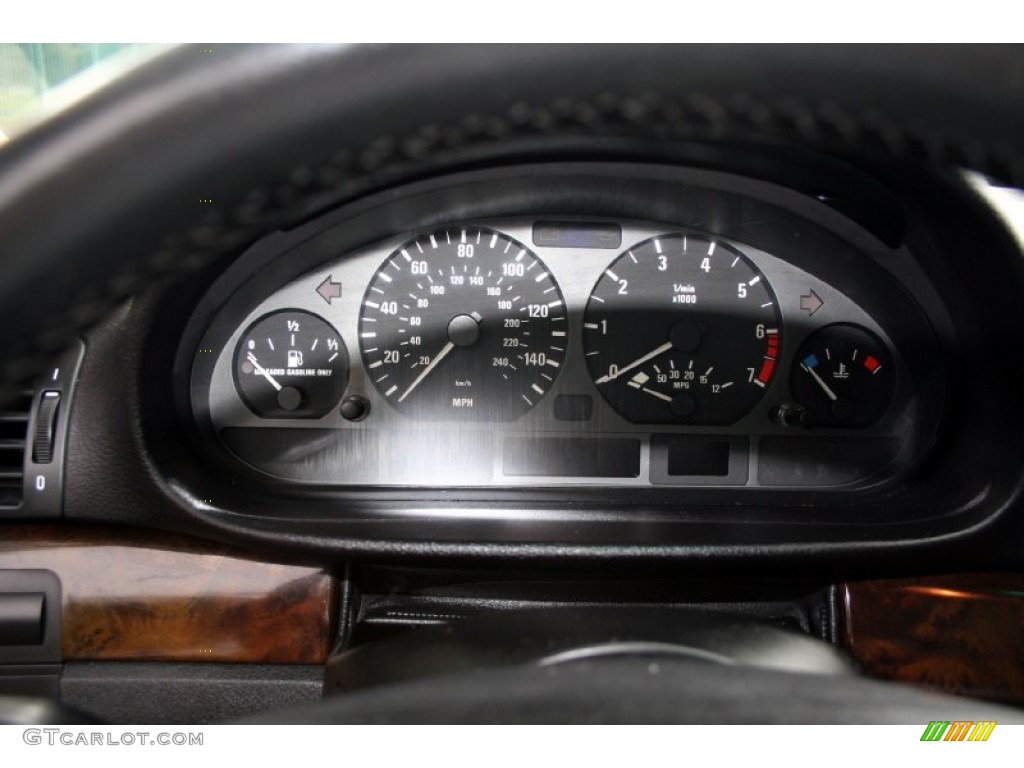 2001 3 Series 325i Sedan - Titanium Silver Metallic / Black photo #60