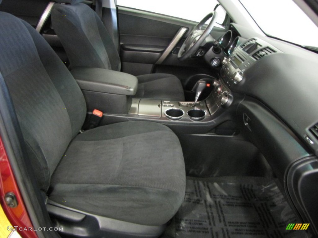 2008 Highlander Sport 4WD - Salsa Red Pearl / Black photo #14