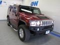 2005 Red Metallic Hummer H2 SUV  photo #1