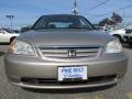 2002 Titanium Metallic Honda Civic EX Sedan  photo #2