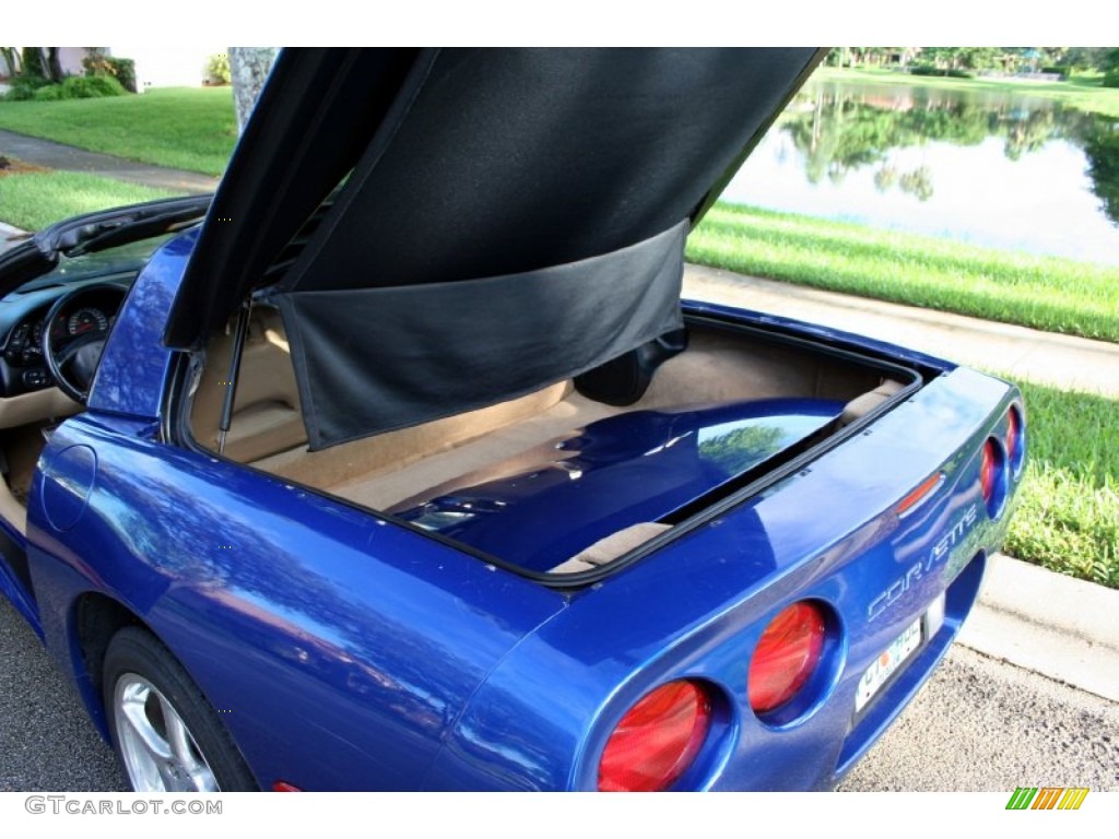 2002 Corvette Coupe - Electron Blue Metallic / Light Oak photo #55