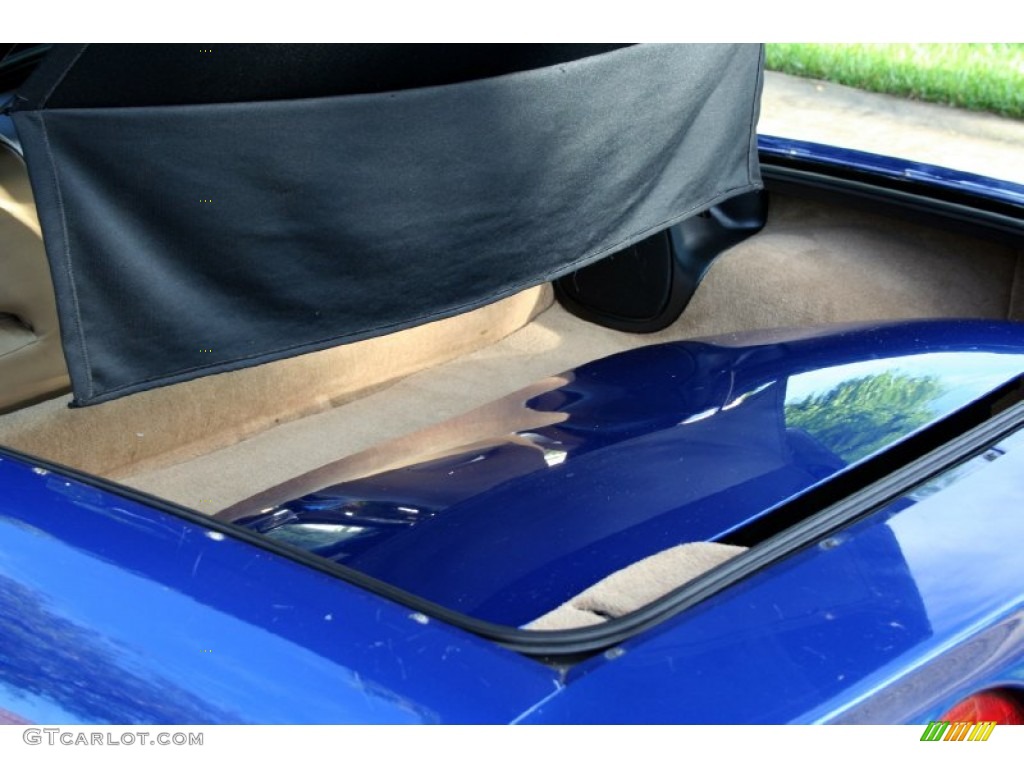 2002 Corvette Coupe - Electron Blue Metallic / Light Oak photo #56