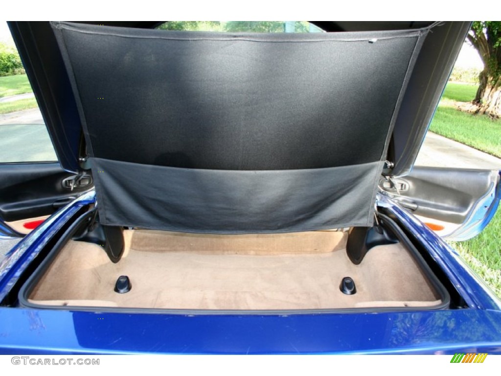 2002 Corvette Coupe - Electron Blue Metallic / Light Oak photo #57