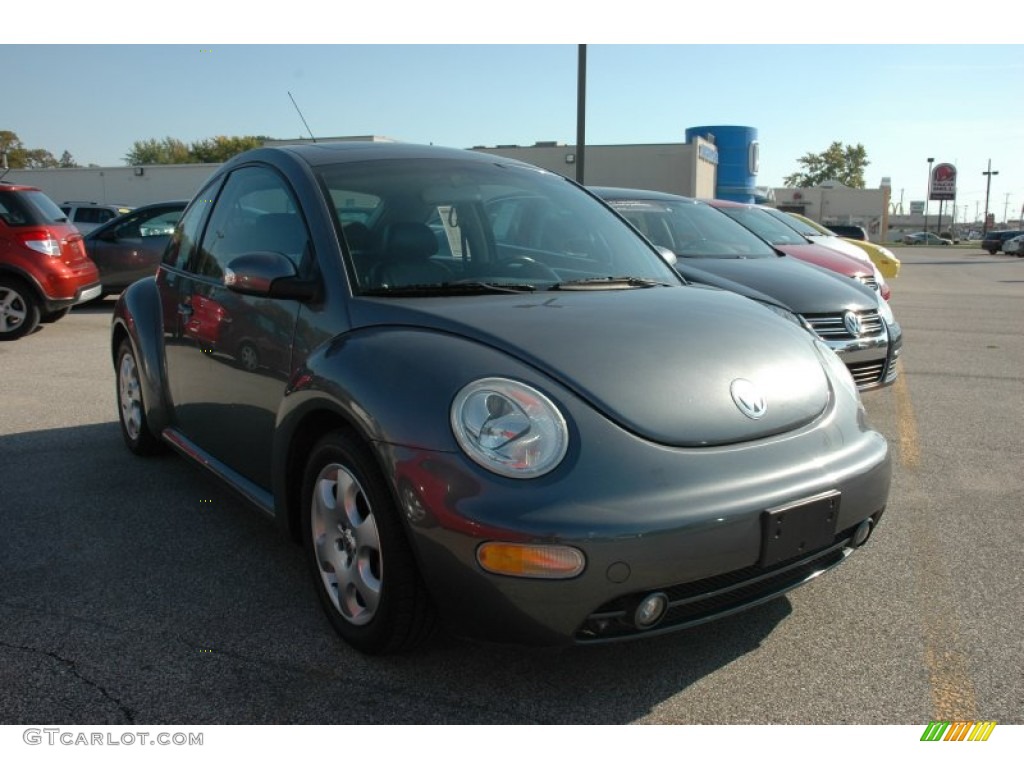 2003 New Beetle GLS Coupe - Platinum Grey Metallic / Black photo #1