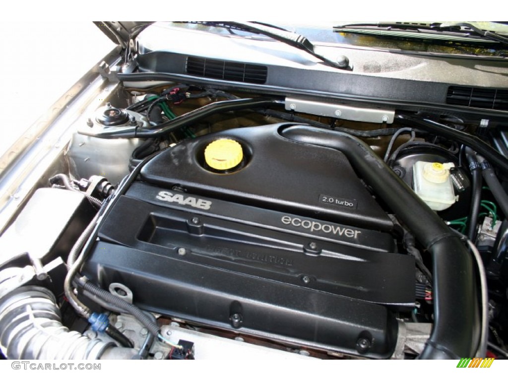 2001 Saab 9-3 SE Convertible 2.0 Liter Turbocharged DOHC 16-Valve 4 Cylinder Engine Photo #55113693