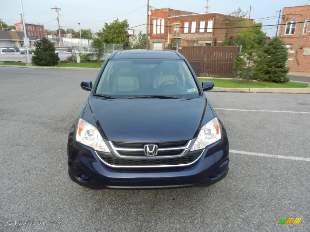 2010 CR-V EX-L AWD - Royal Blue Pearl / Gray photo #11