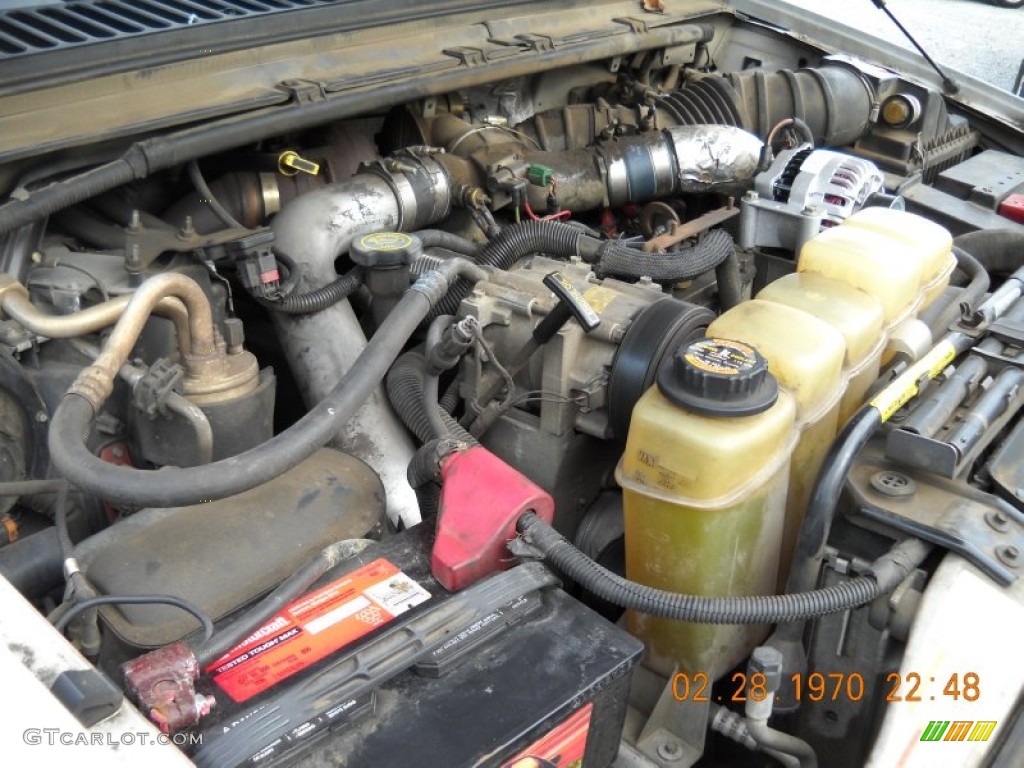 2000 Ford F350 Super Duty XL Regular Cab Chassis 7.3 Liter OHV 16V Power Stroke Turbo Diesel V8 Engine Photo #55113982