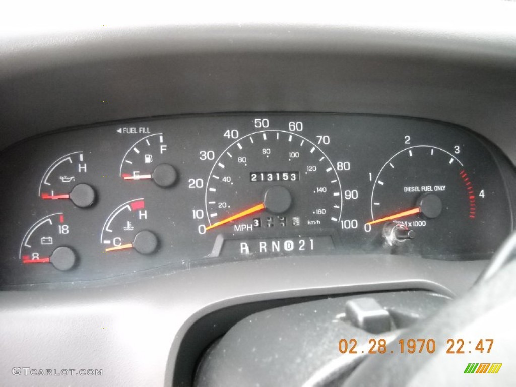 2000 Ford F350 Super Duty XL Regular Cab Chassis Gauges Photos