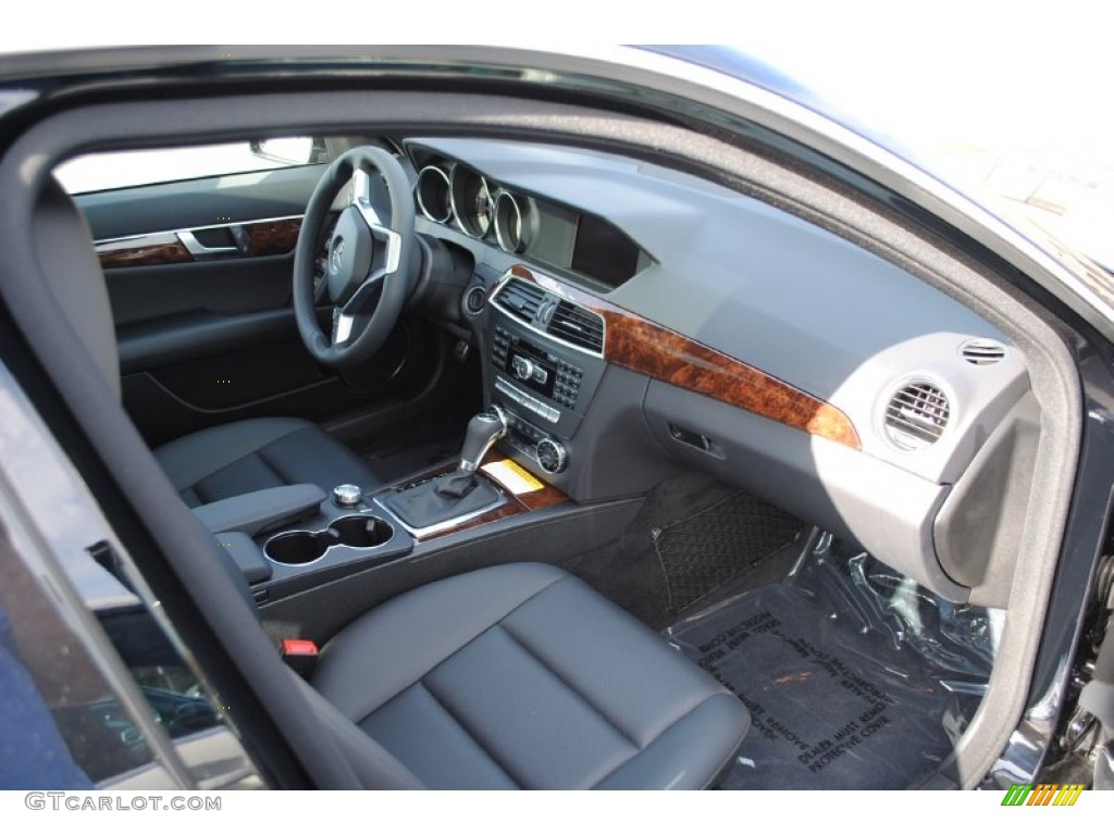 Black Interior 2012 Mercedes-Benz C 300 Sport 4Matic Photo #55114590