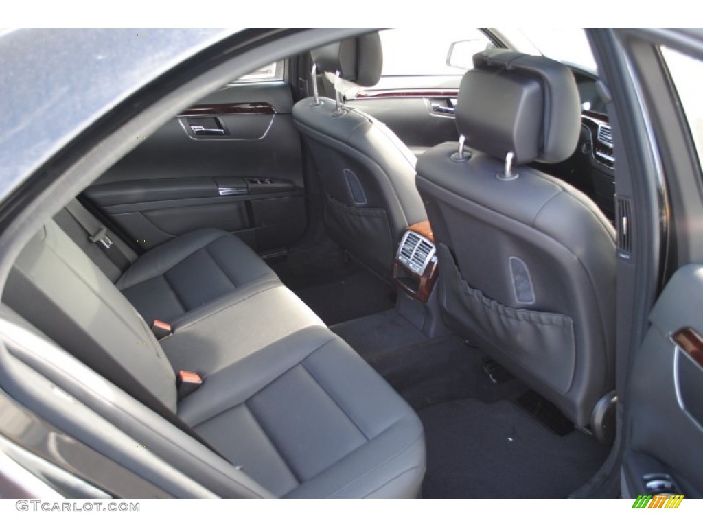 Black Interior 2012 Mercedes-Benz S 550 Sedan Photo #55114683