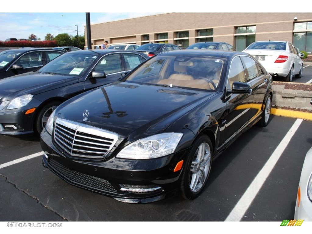 Black 2012 Mercedes-Benz S 550 Sedan Exterior Photo #55114719