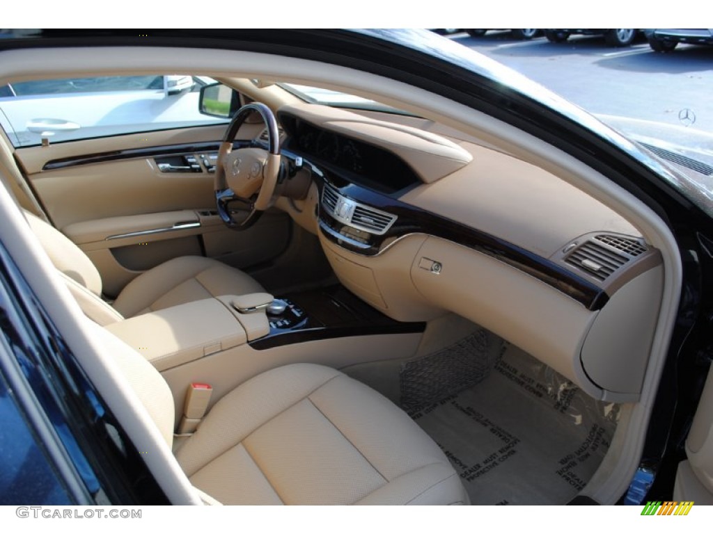Cashmere/Savanna Interior 2012 Mercedes-Benz S 550 Sedan Photo #55114755