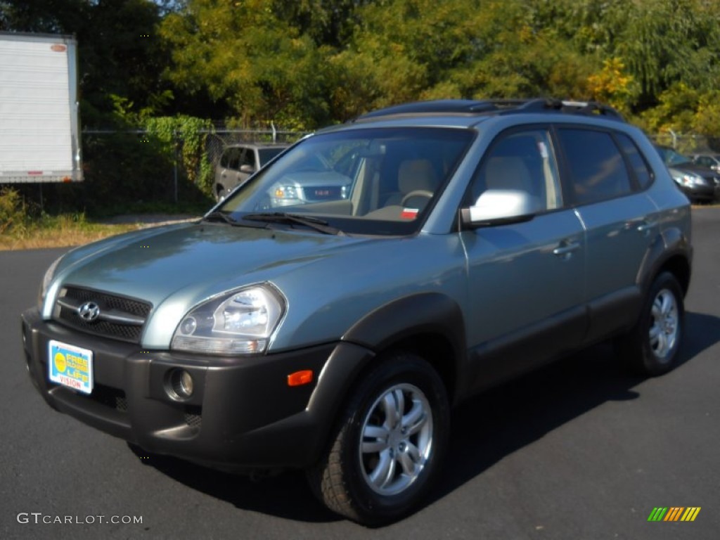 2006 Tucson GLS V6 4x4 - Alpine Frost / Beige photo #1