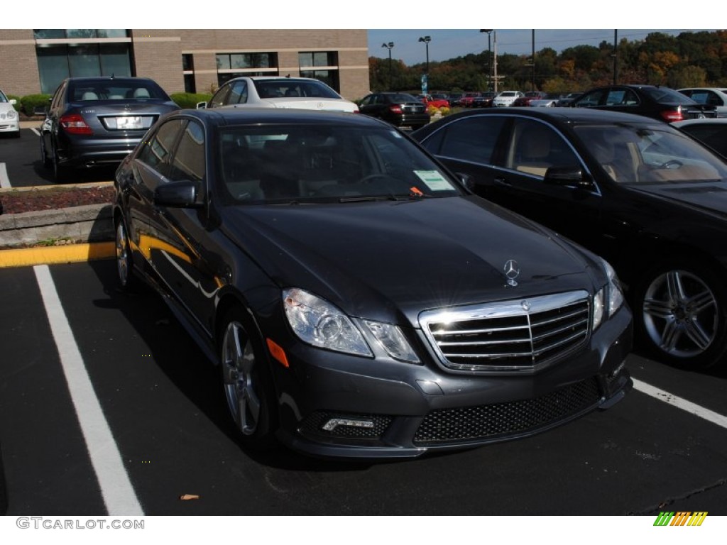 2011 E 350 Sedan - Steel Grey Metallic / Black photo #3