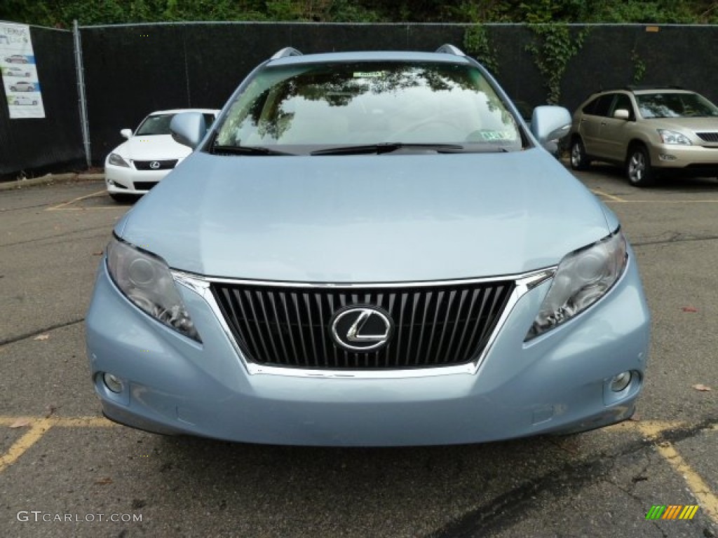 2012 RX 350 AWD - Cerulean Blue Metallic / Parchment photo #7