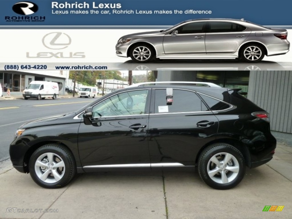 2012 RX 350 AWD - Stargazer Black / Parchment photo #1