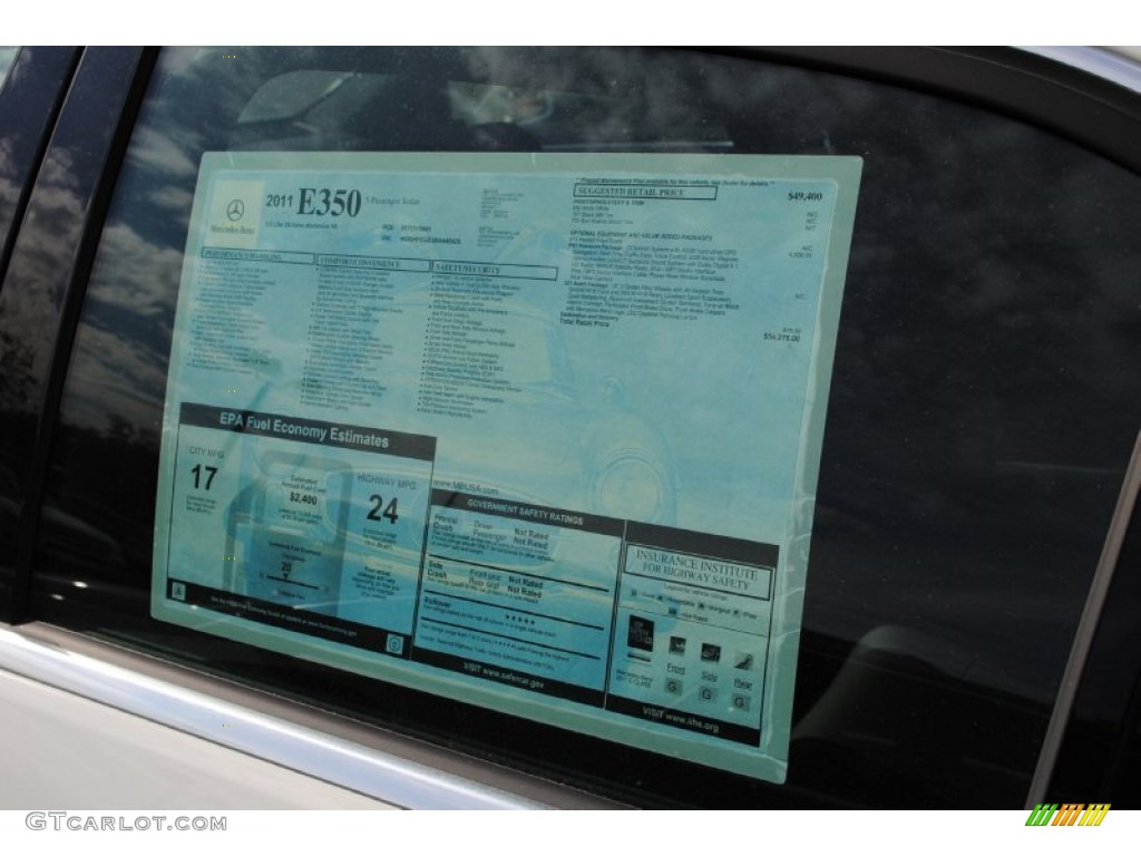 2011 E 350 Sedan - Arctic White / Black photo #7