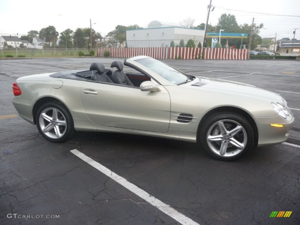 designo Silver Metallic 2003 Mercedes-Benz SL 500 Roadster Exterior Photo #55116935