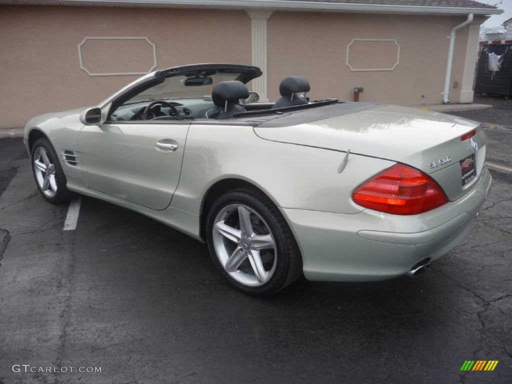 designo Silver Metallic 2003 Mercedes-Benz SL 500 Roadster Exterior Photo #55116962