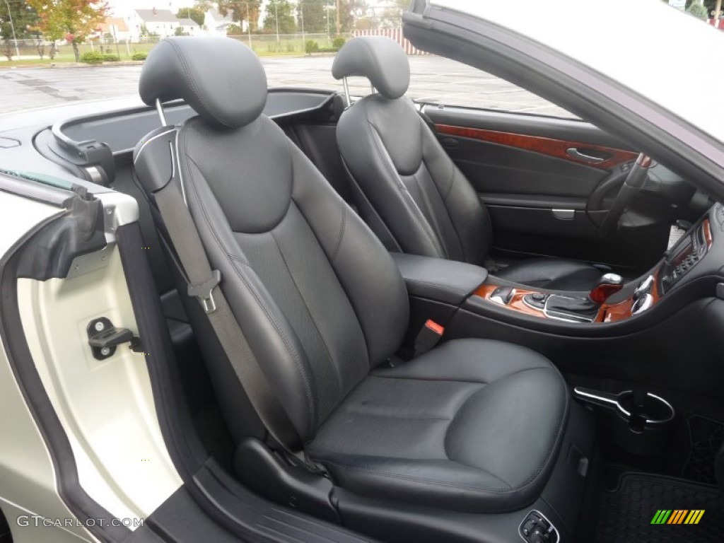 Charcoal Interior 2003 Mercedes-Benz SL 500 Roadster Photo #55117104