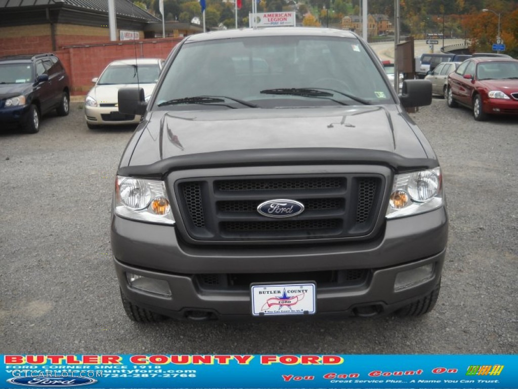 2004 F150 FX4 SuperCrew 4x4 - Dark Shadow Grey Metallic / Black photo #17