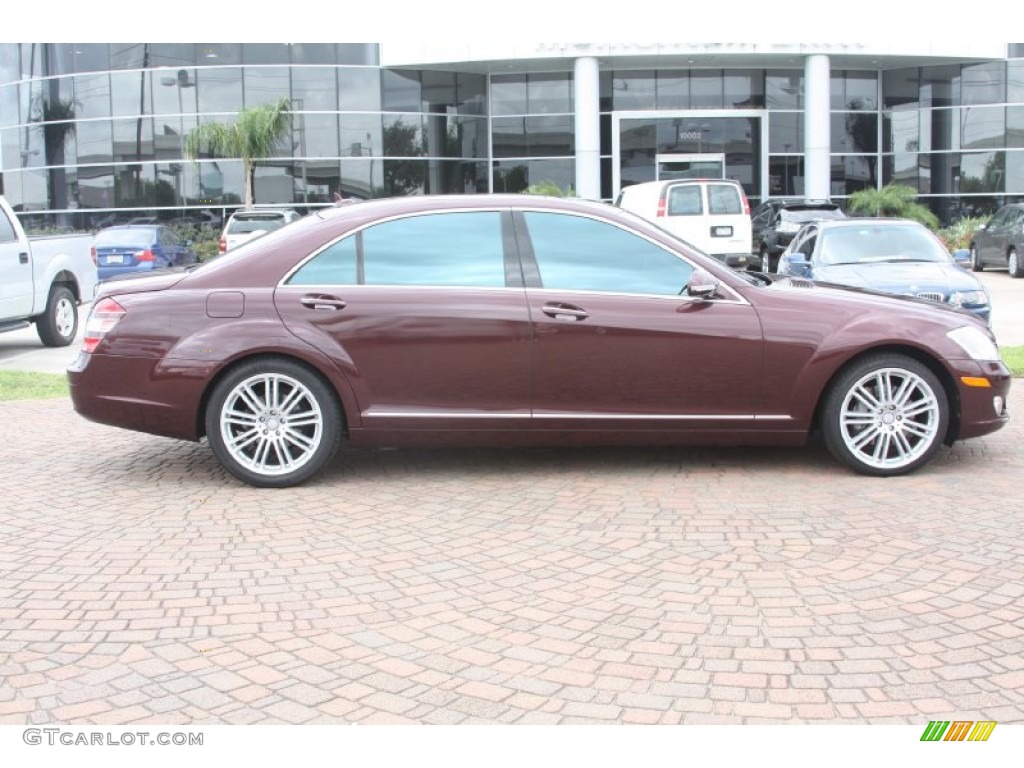 Barolo Red Metallic 2008 Mercedes-Benz S 550 Sedan Exterior Photo #55118746