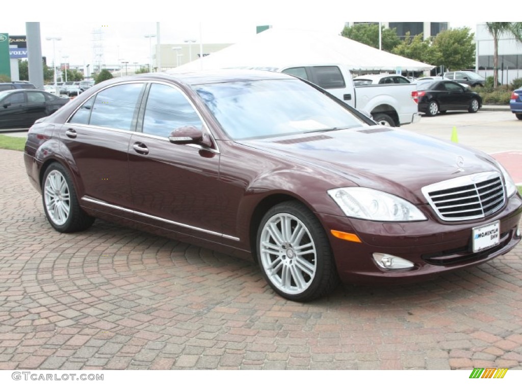 Barolo Red Metallic 2008 Mercedes-Benz S 550 Sedan Exterior Photo #55118755