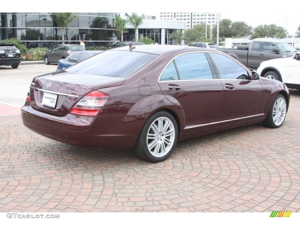 Barolo Red Metallic 2008 Mercedes-Benz S 550 Sedan Exterior Photo #55118808