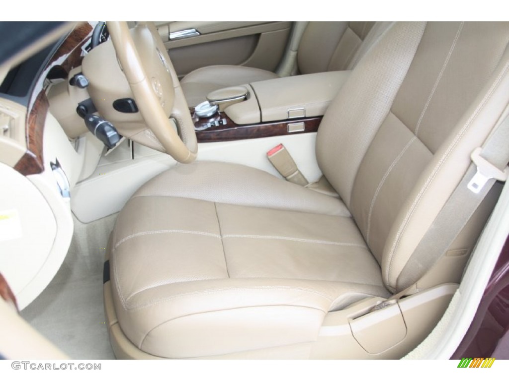 Cashmere/Savanna Interior 2008 Mercedes-Benz S 550 Sedan Photo #55118841