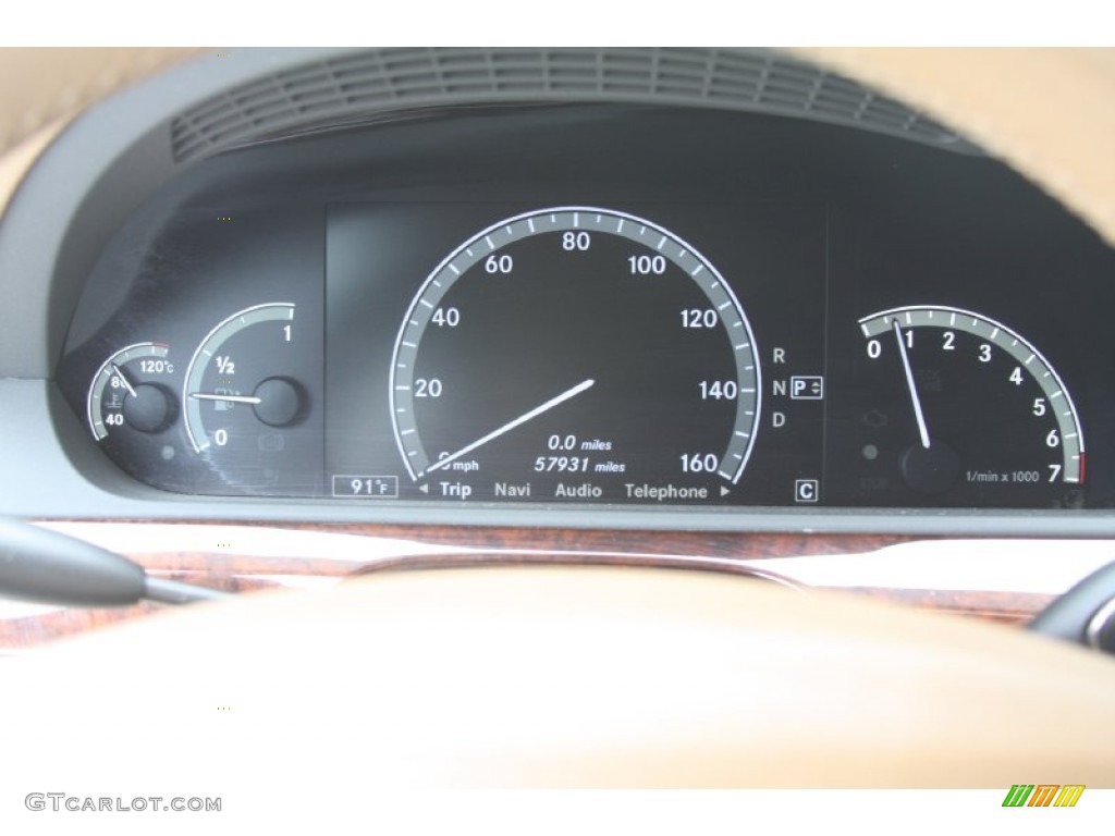 2008 Mercedes-Benz S 550 Sedan Gauges Photo #55119084