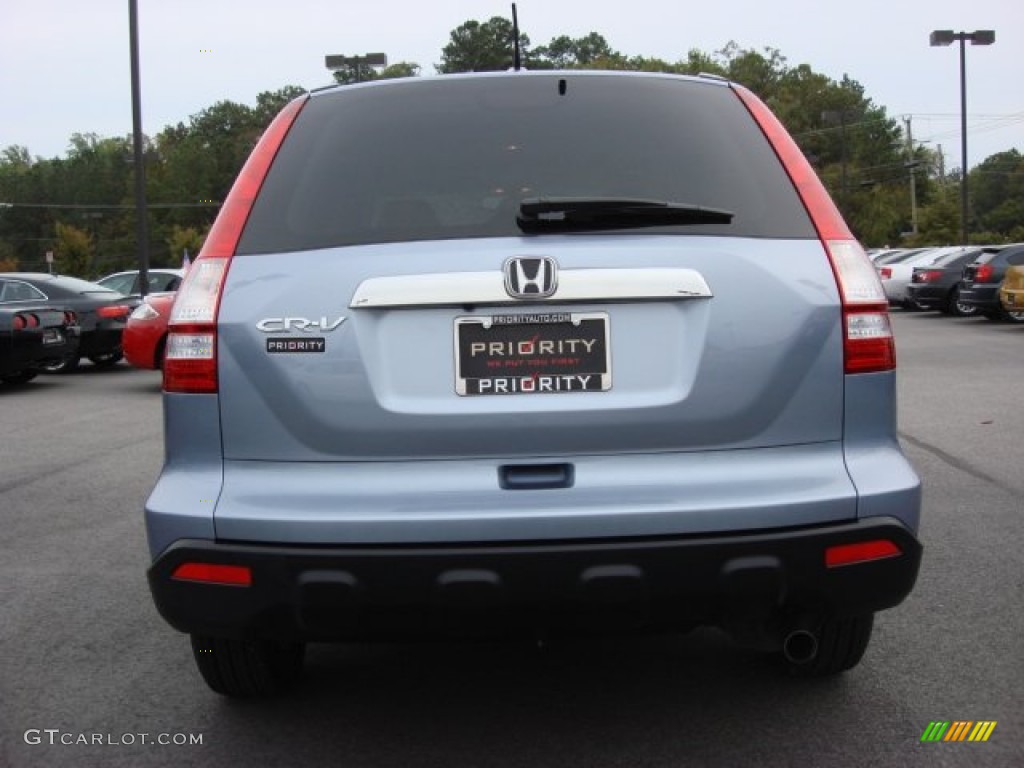 2008 CR-V EX-L - Glacier Blue Metallic / Gray photo #5