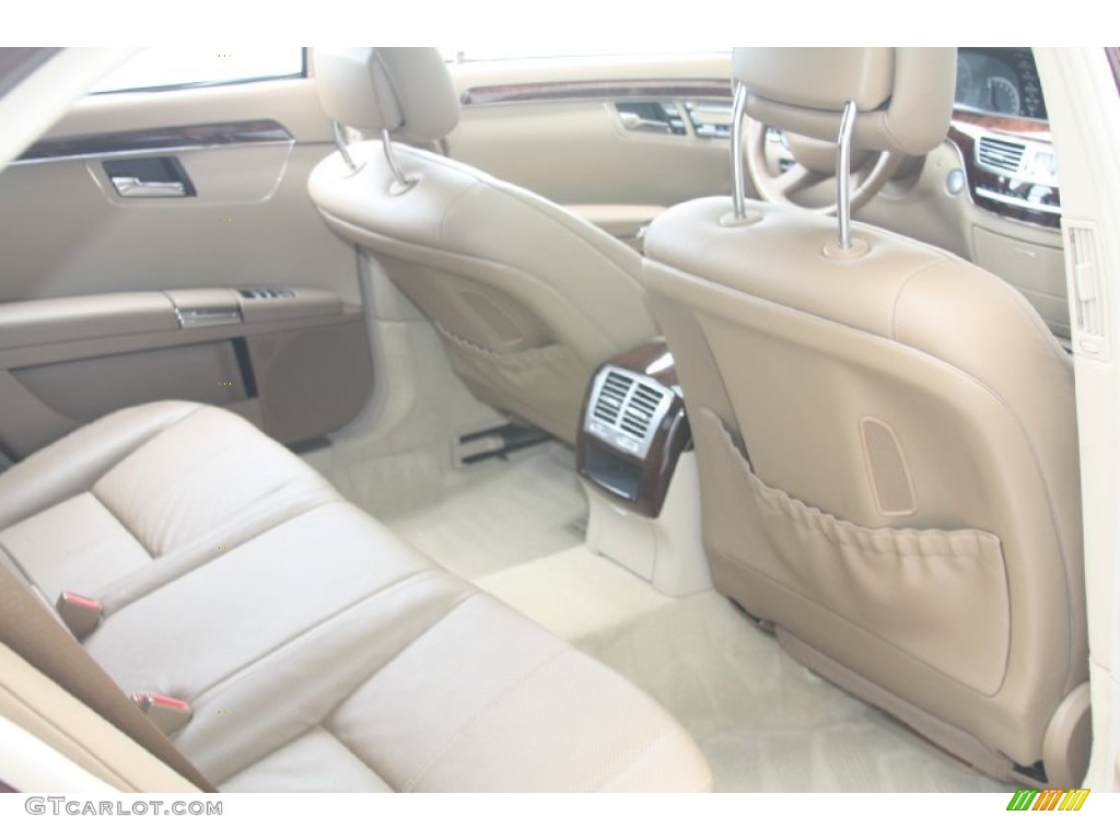 Cashmere/Savanna Interior 2008 Mercedes-Benz S 550 Sedan Photo #55119120