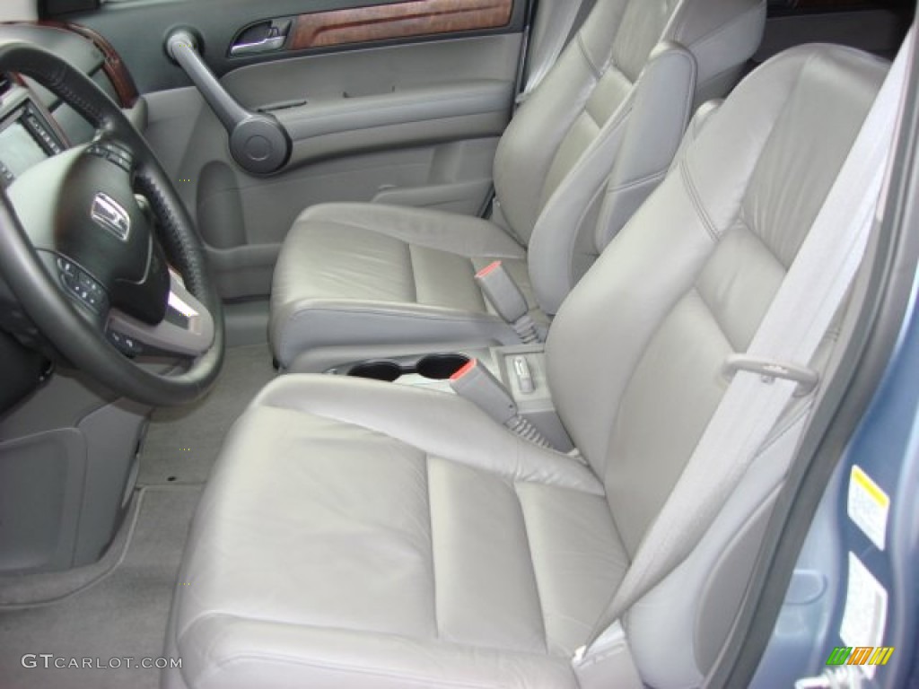 2008 CR-V EX-L - Glacier Blue Metallic / Gray photo #10