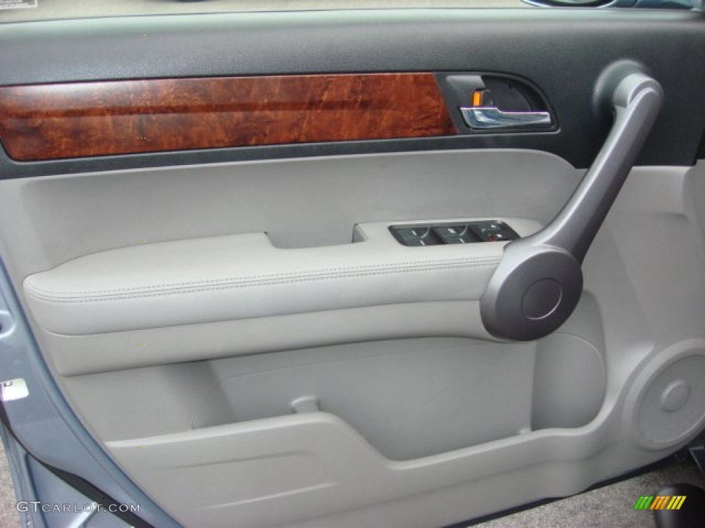 2008 CR-V EX-L - Glacier Blue Metallic / Gray photo #13
