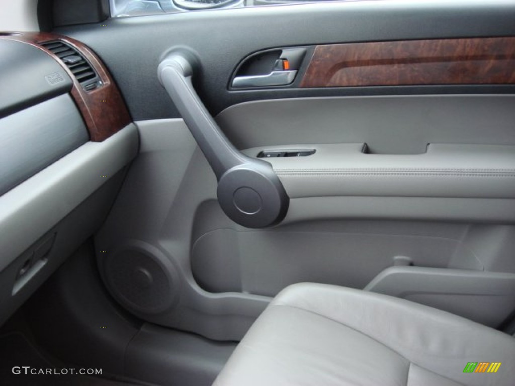 2008 CR-V EX-L - Glacier Blue Metallic / Gray photo #25