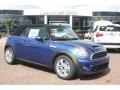 Lightning Blue Metallic 2012 Mini Cooper S Convertible