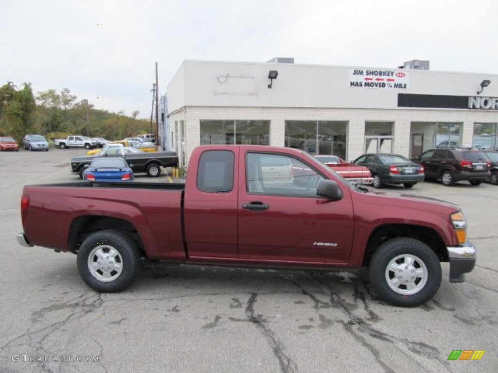 2007 i-Series Truck i-290 LS Extended Cab - Deep Crimson Red Metallic / Medium Pewter photo #2