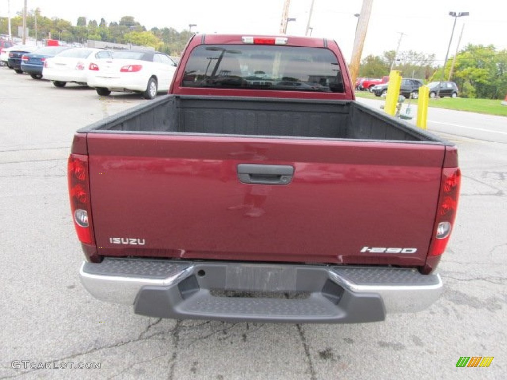 2007 i-Series Truck i-290 LS Extended Cab - Deep Crimson Red Metallic / Medium Pewter photo #4