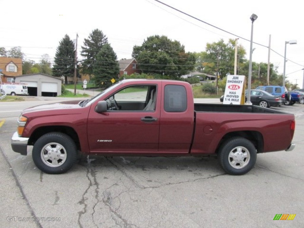 2007 i-Series Truck i-290 LS Extended Cab - Deep Crimson Red Metallic / Medium Pewter photo #6