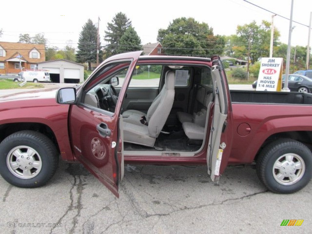 2007 i-Series Truck i-290 LS Extended Cab - Deep Crimson Red Metallic / Medium Pewter photo #8