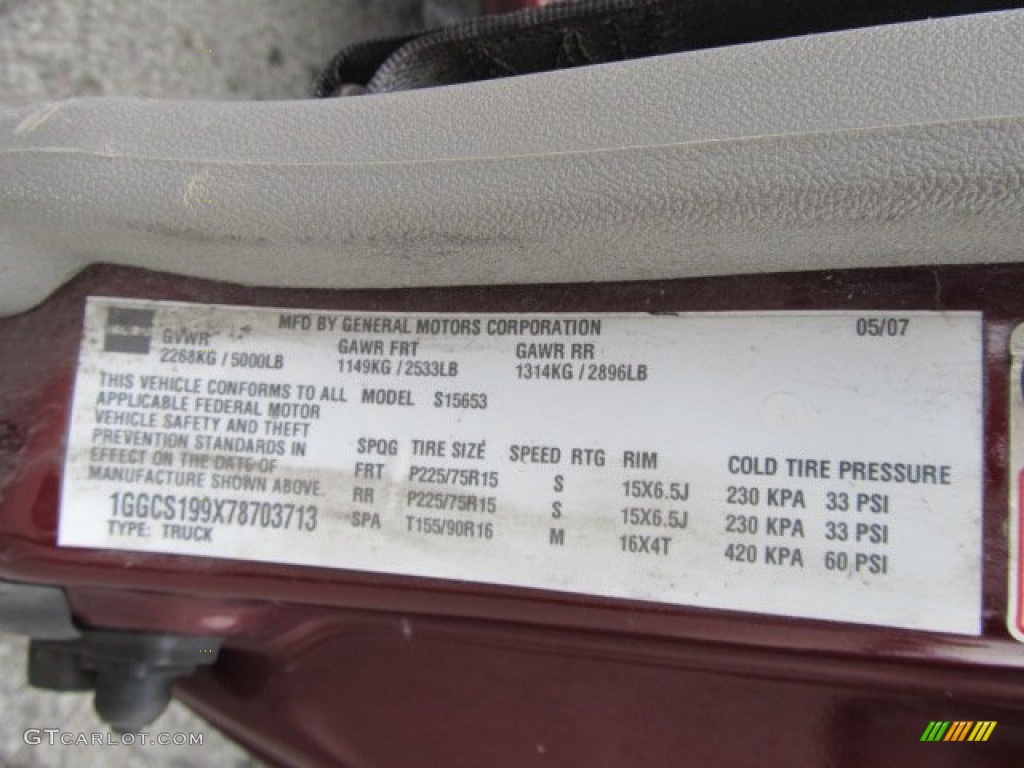 2007 i-Series Truck i-290 LS Extended Cab - Deep Crimson Red Metallic / Medium Pewter photo #14