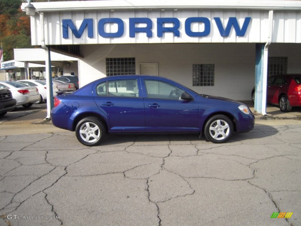 2007 Cobalt LS Sedan - Pace Blue / Gray photo #1