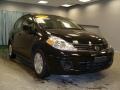 2010 Super Black Nissan Versa 1.8 S Hatchback  photo #1