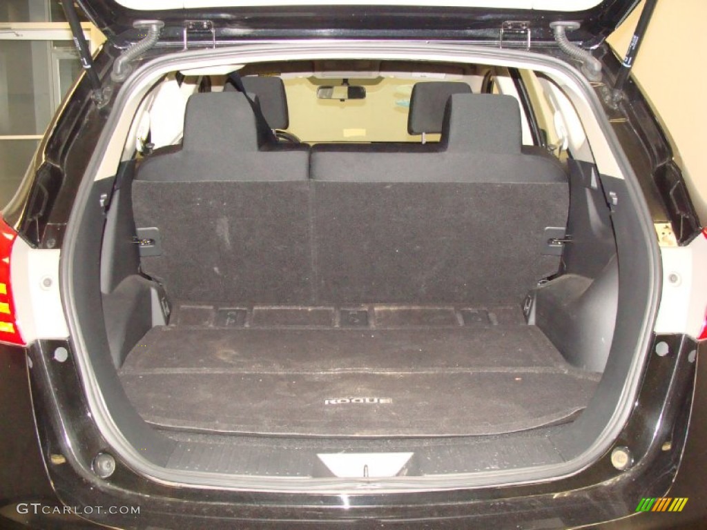 2011 Rogue S AWD - Wicked Black / Black photo #8
