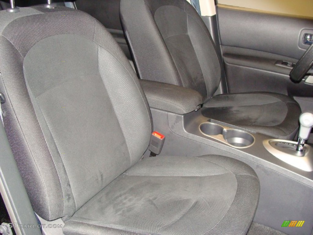 2011 Rogue S AWD - Wicked Black / Black photo #13
