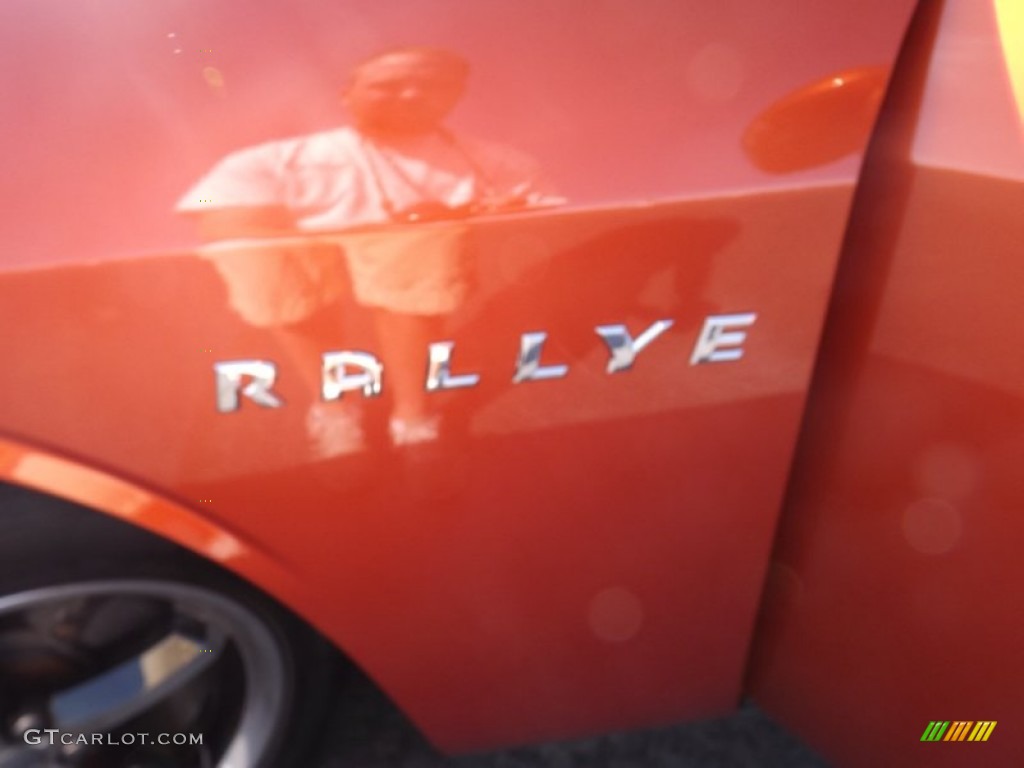 2011 Challenger Rallye - Toxic Orange Pearl / Dark Slate Gray photo #15
