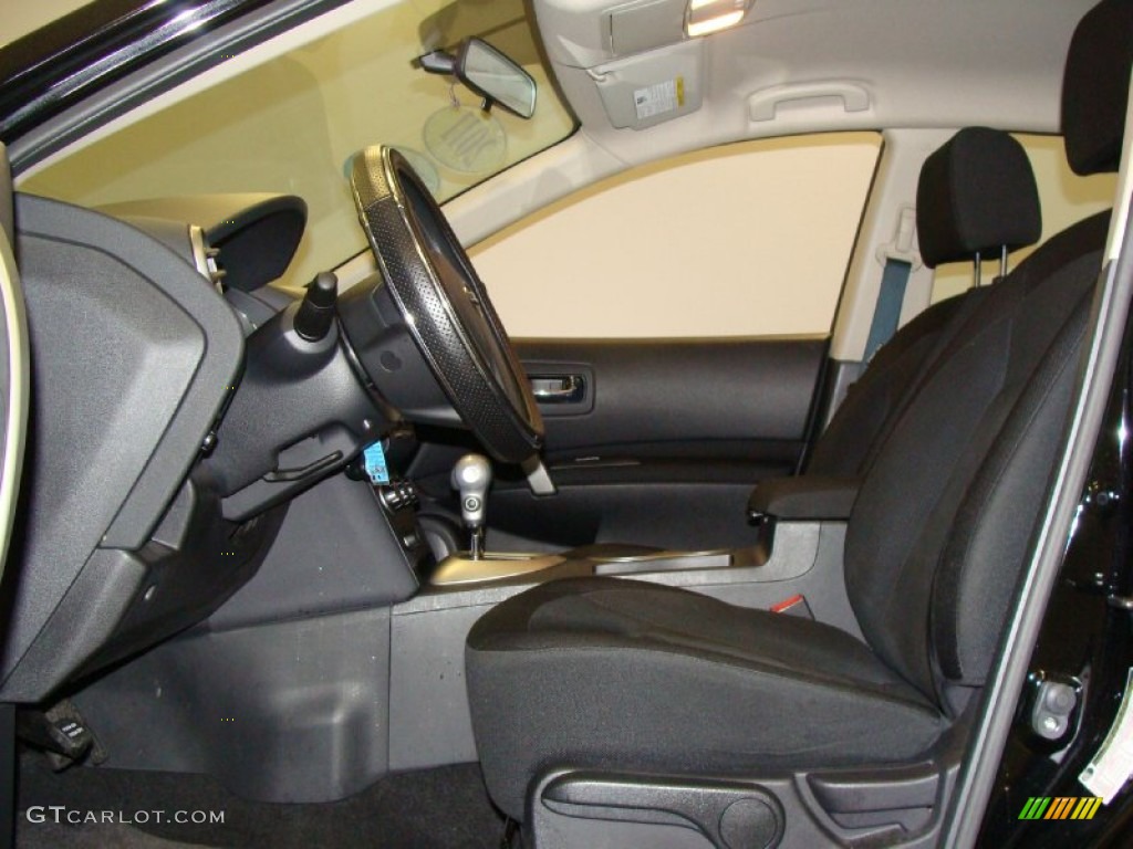 2011 Rogue S AWD - Wicked Black / Black photo #15