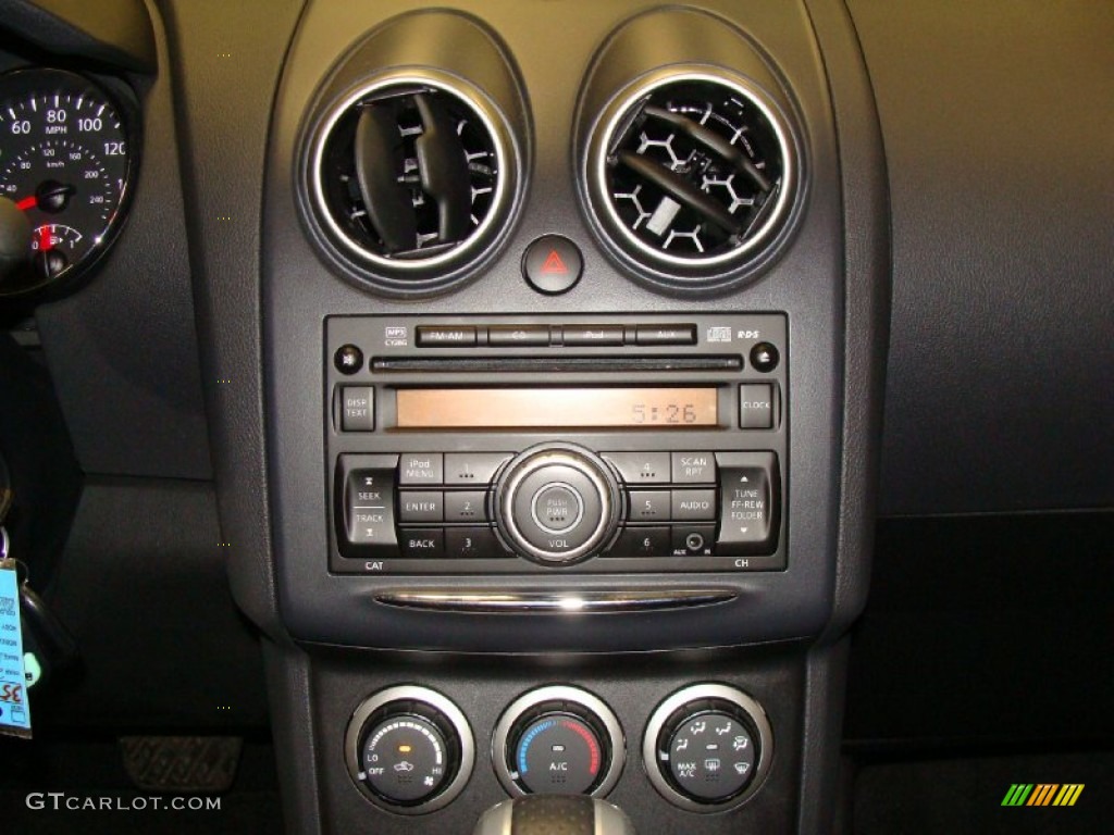 2011 Rogue S AWD - Wicked Black / Black photo #21