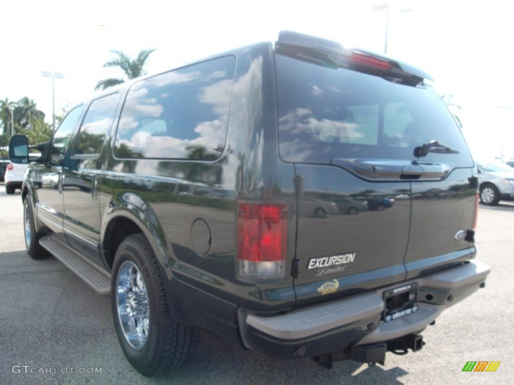 2003 Excursion Limited - Aspen Green Metallic / Medium Parchment photo #9